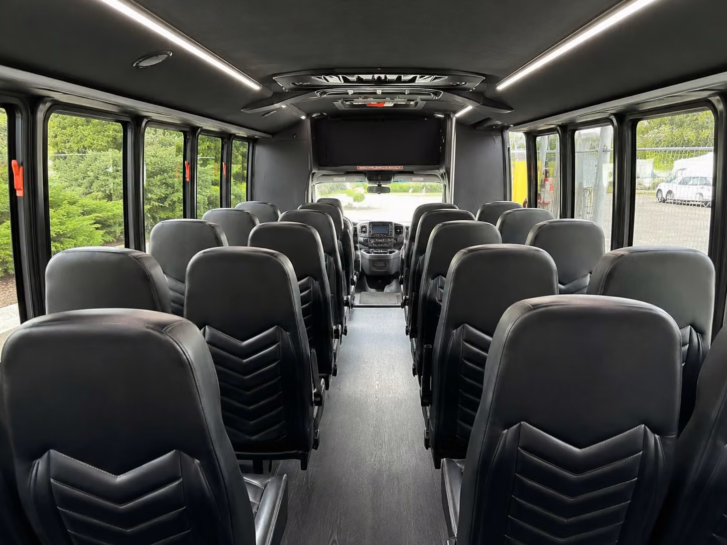 20 passenger minibus inside