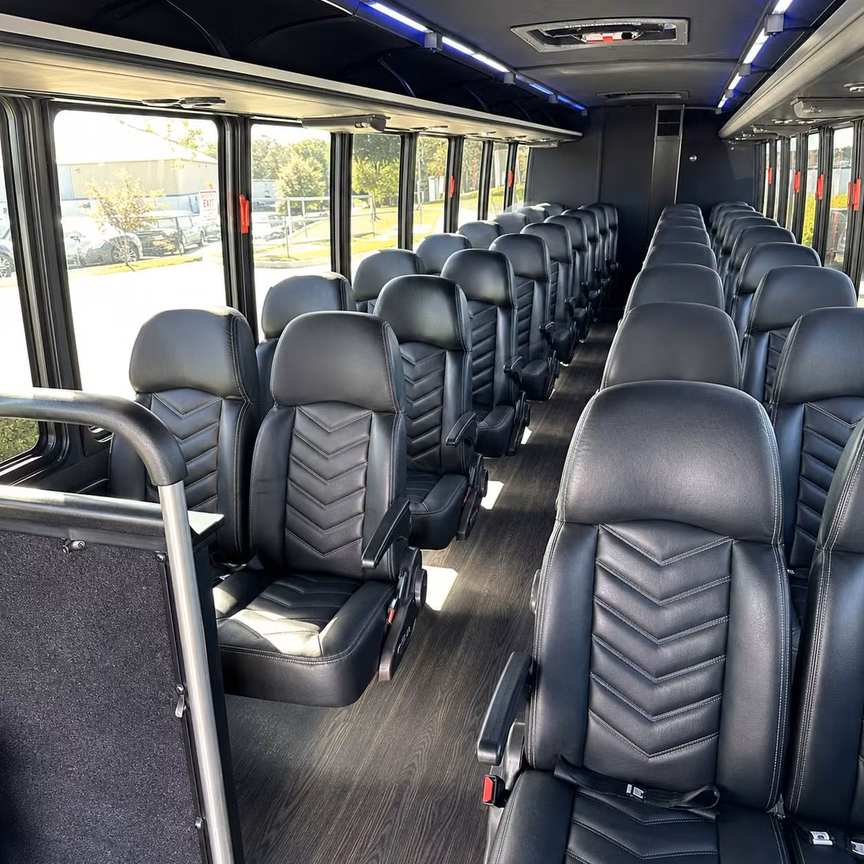 25 passenger minibus interior