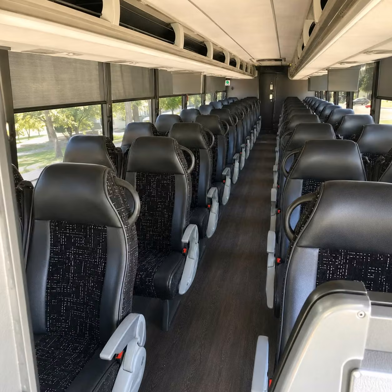 albuquerque charter bus interior